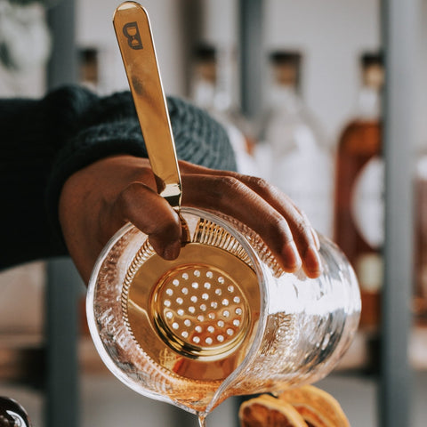 Hawthorne Strainer (Deluxe Antique-Style) by Bull In China - Toma Bloody Mary Mixers