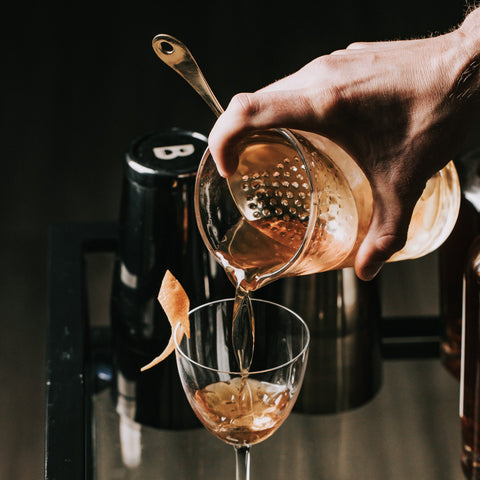 Heavy Julep Strainer by Bull In China - Toma Bloody Mary Mixers