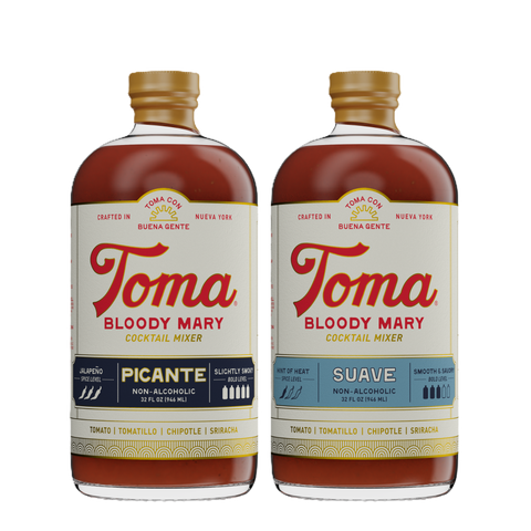 Toma Bloody Mary Picante/Suave (32oz) 2-PACK - Toma Bloody Mary Mixers