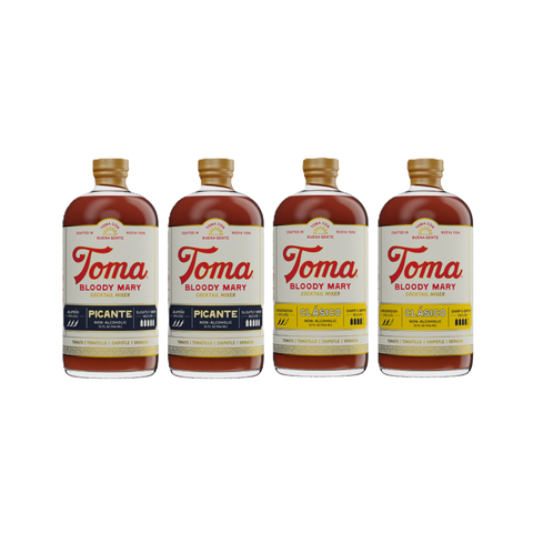 Toma Bloody Mary Picante/Clasico (8oz) 4-PACK - Toma Bloody Mary Mixers