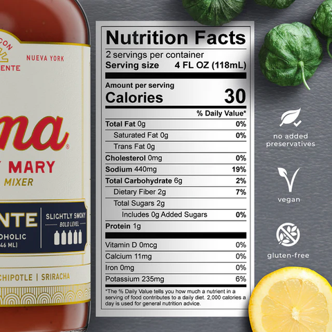 Toma Bloody Mary Picante/Clasico (8oz) 4-PACK - Toma Bloody Mary Mixers